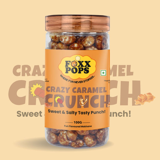 Crazy Caramel Crunch Roasted Makhana