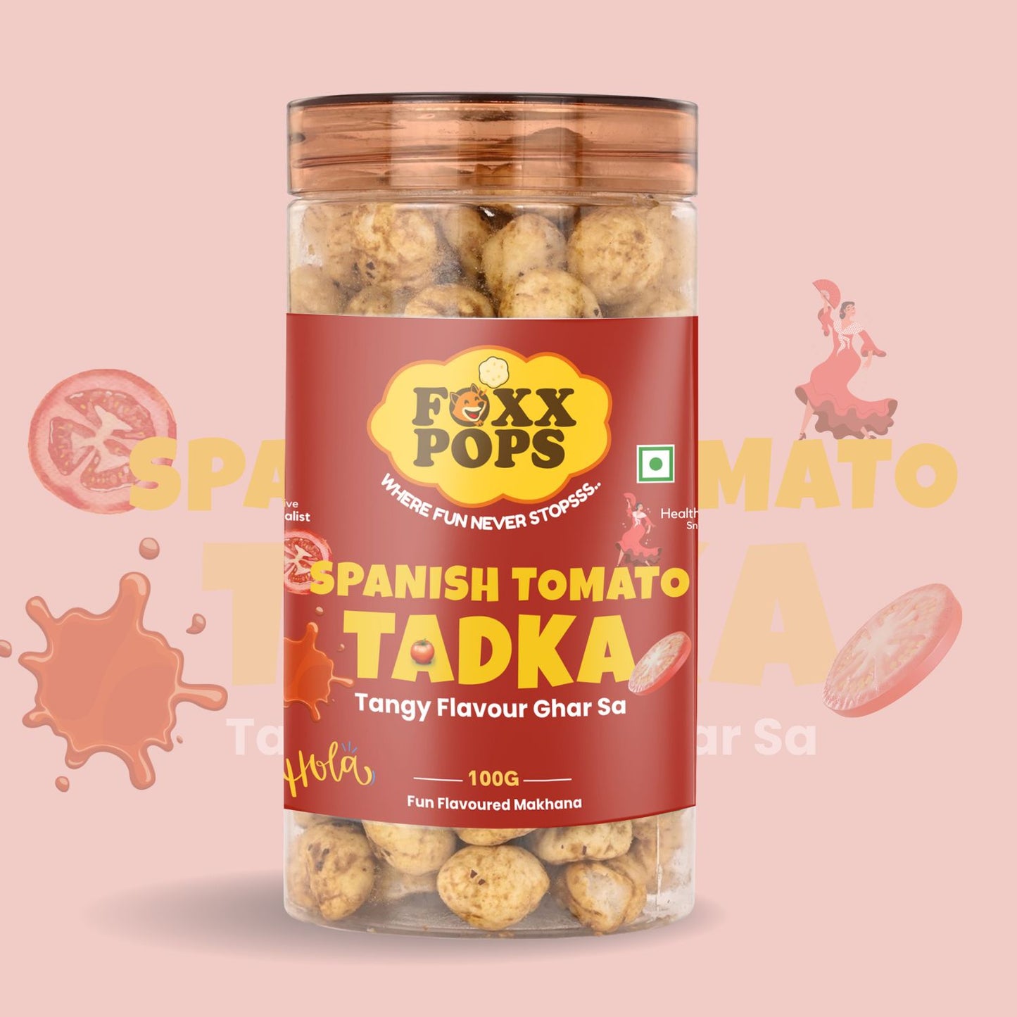 Spanish Tomato Tadka Roasted Makhana